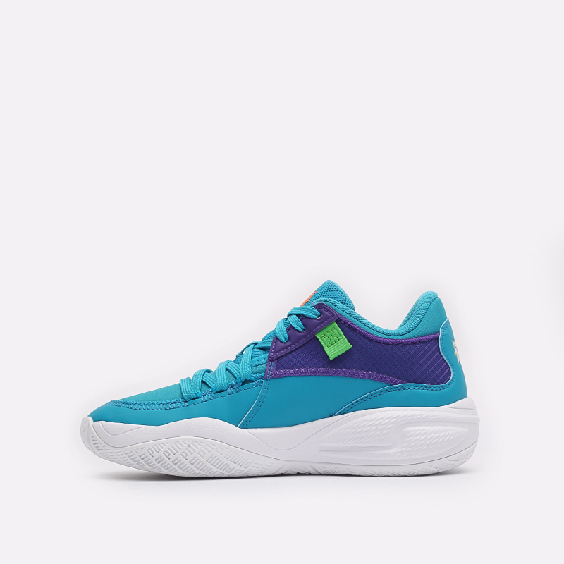  голубые баскетбольные кроссовки PUMA Court Rider x Rugrats 19569801 - цена, описание, фото 2