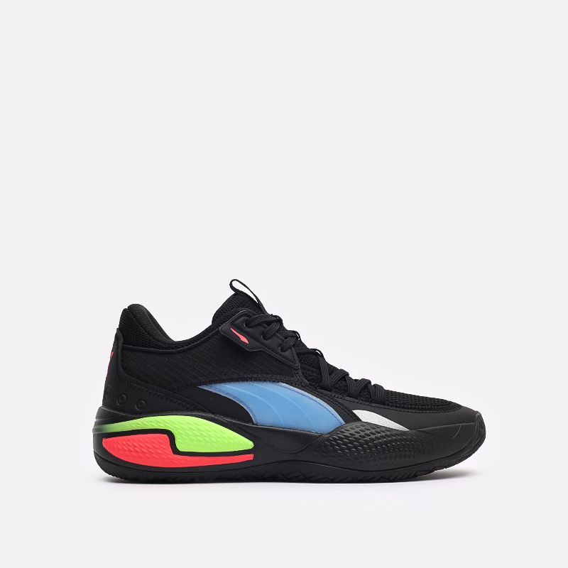 мужские черные баскетбольные кроссовки PUMA Court Rider Pop 37610701 - цена, описание, фото 1