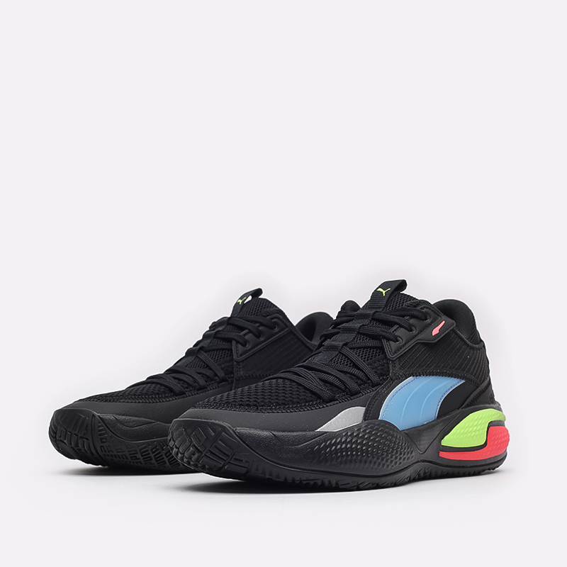 мужские черные баскетбольные кроссовки PUMA Court Rider Pop 37610701 - цена, описание, фото 4