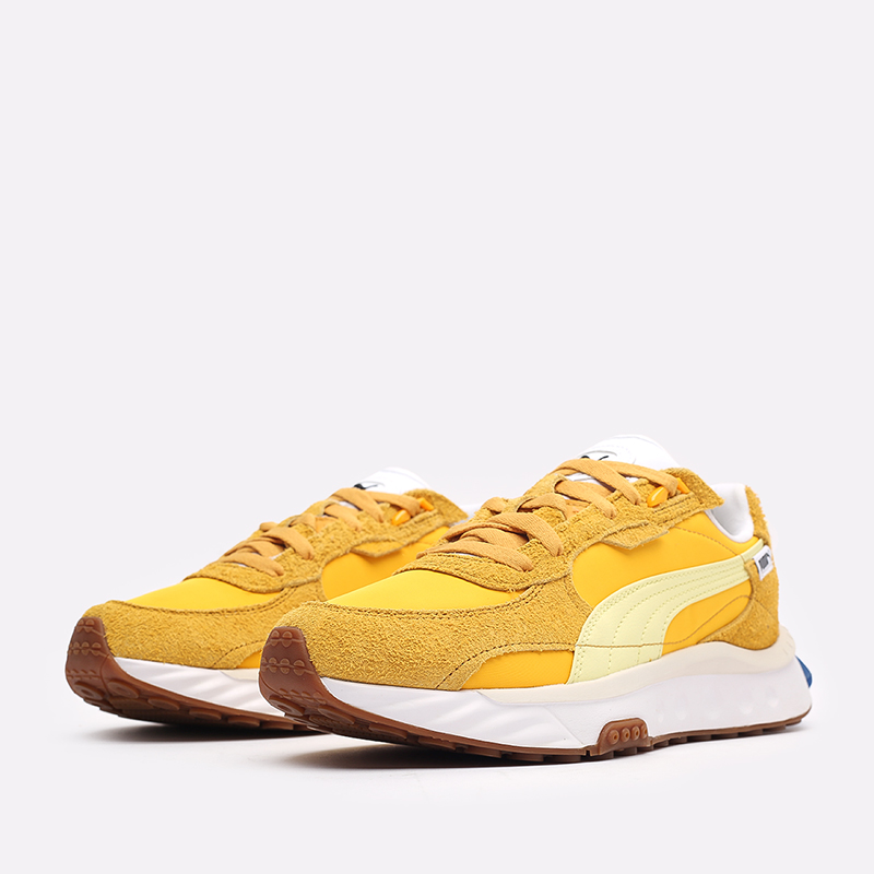 мужские желтые кроссовки PUMA Wild Rider Vintage 38159502 - цена, описание, фото 4