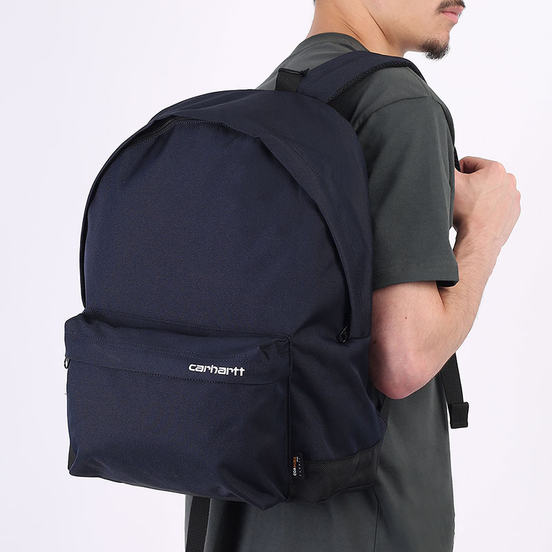  синий рюкзак Carhartt WIP Payton Backpack I026877-astro/white - цена, описание, фото 1