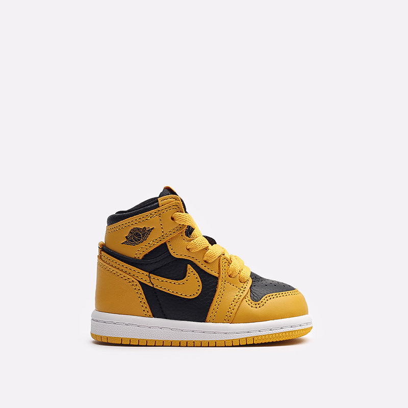 детские желтые кроссовки Jordan 1 Retro High OG (TD) AQ2665-701 - цена, описание, фото 1