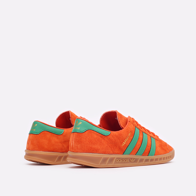мужские оранжевые кроссовки adidas Hamburg H00447 - цена, описание, фото 3