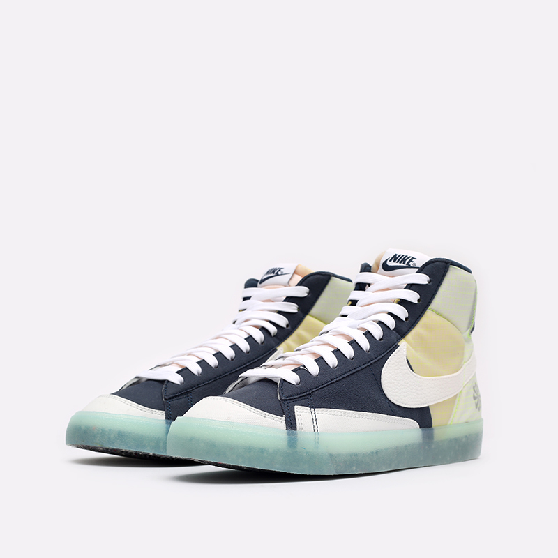 мужские синие кроссовки Nike Blazer Mid '77 DH4505-400 - цена, описание, фото 4