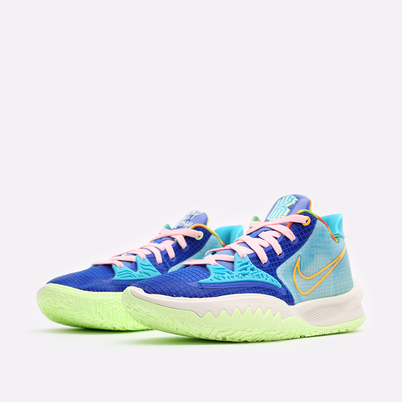 мужские разноцветные баскетбольные кроссовки Nike Kyrie Low 4 CW3985-401 - цена, описание, фото 4