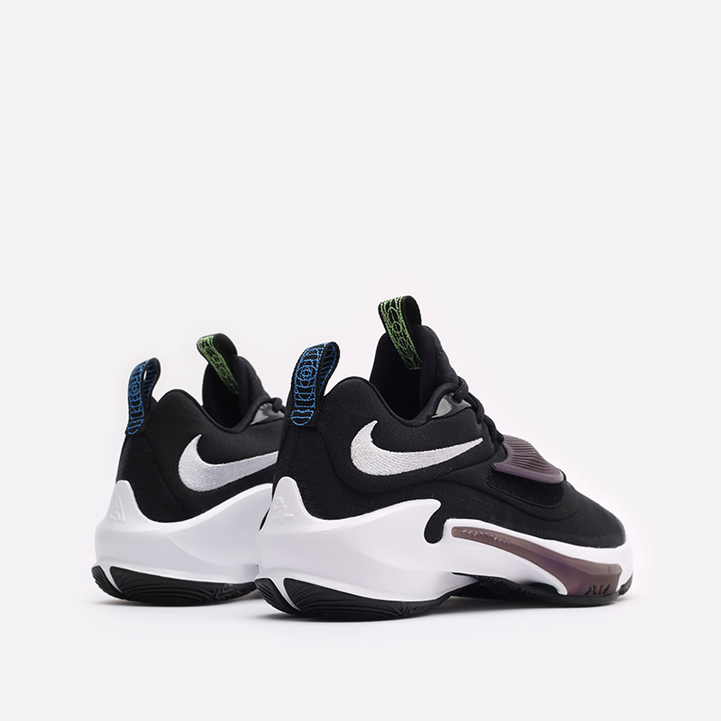 мужские черные баскетбольные кроссовки Nike Zoom Freak 3 DA0694-001 - цена, описание, фото 3