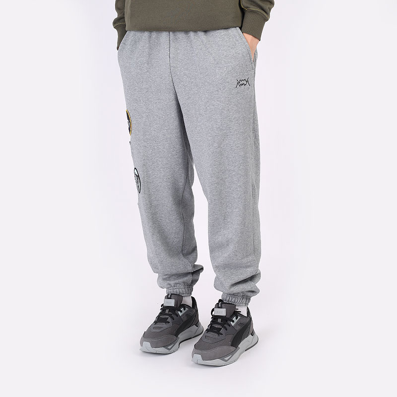 мужские серые брюки PUMA Combine Pant 53210303 - цена, описание, фото 1