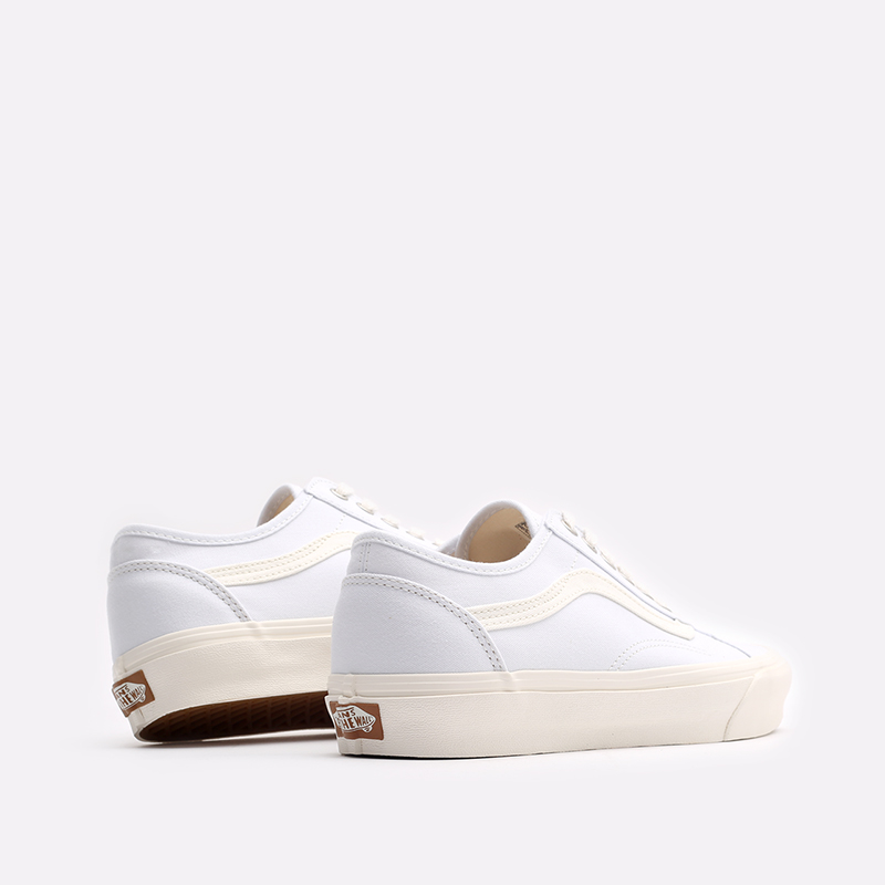 мужские белые кроссовки Vans Eco Theory Old Skool Tapered VA54F49FQM - цена, описание, фото 3