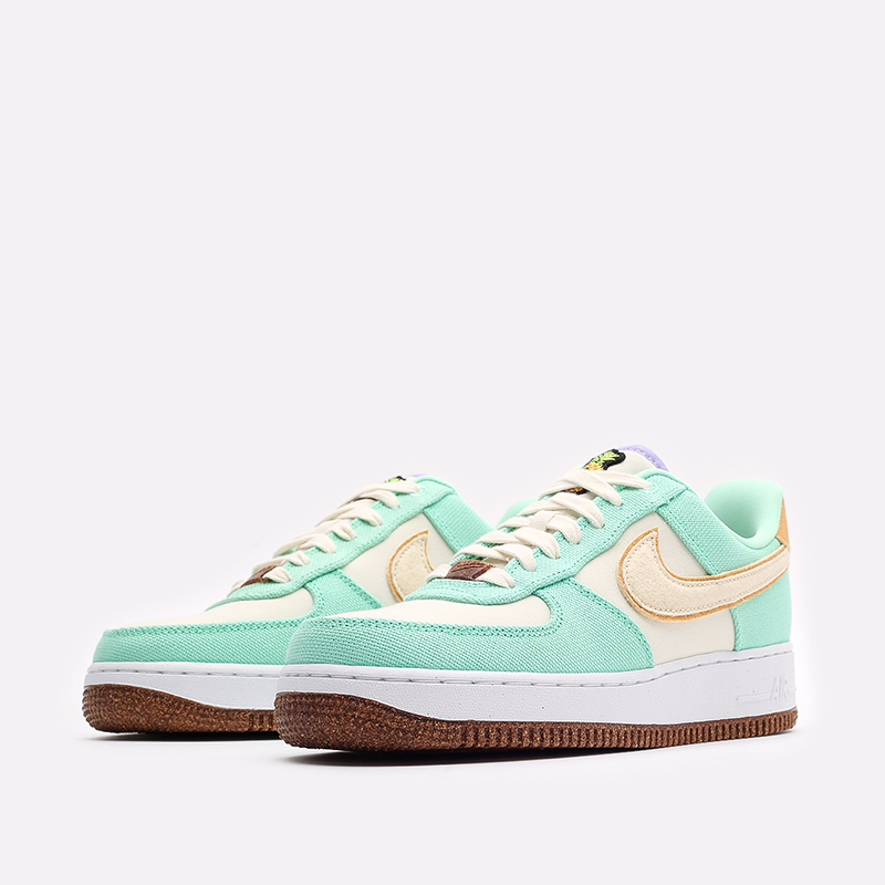 женские зеленые кроссовки Nike WMNS Air Force 1 '07 LX CZ0268-300 - цена, описание, фото 4