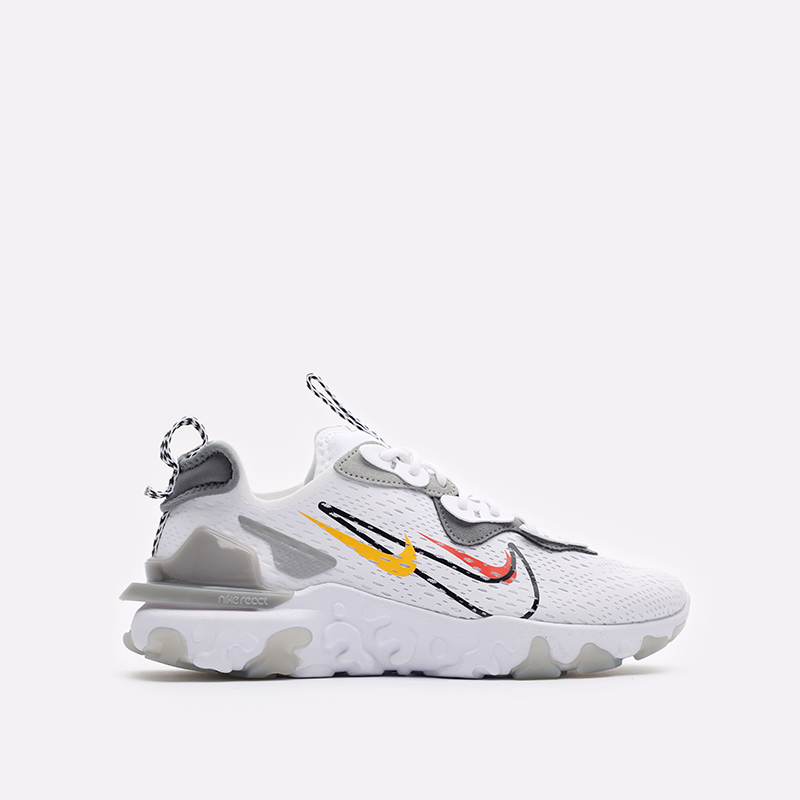 мужские белые кроссовки Nike React Vision DM9095-101 - цена, описание, фото 1