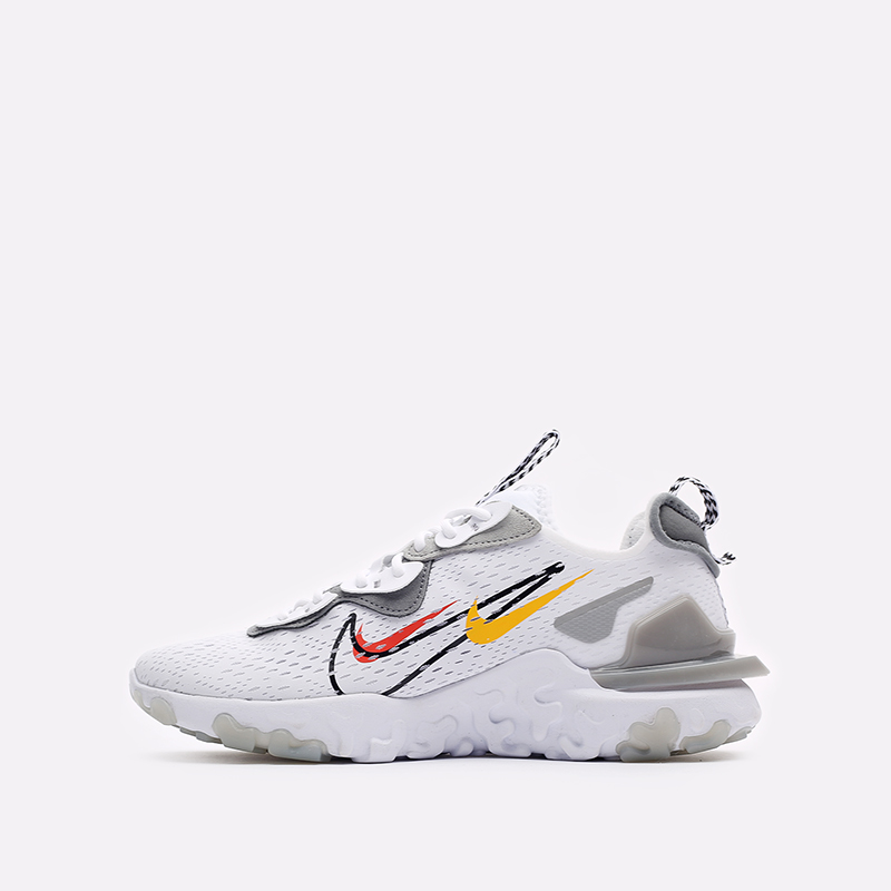 мужские белые кроссовки Nike React Vision DM9095-101 - цена, описание, фото 2