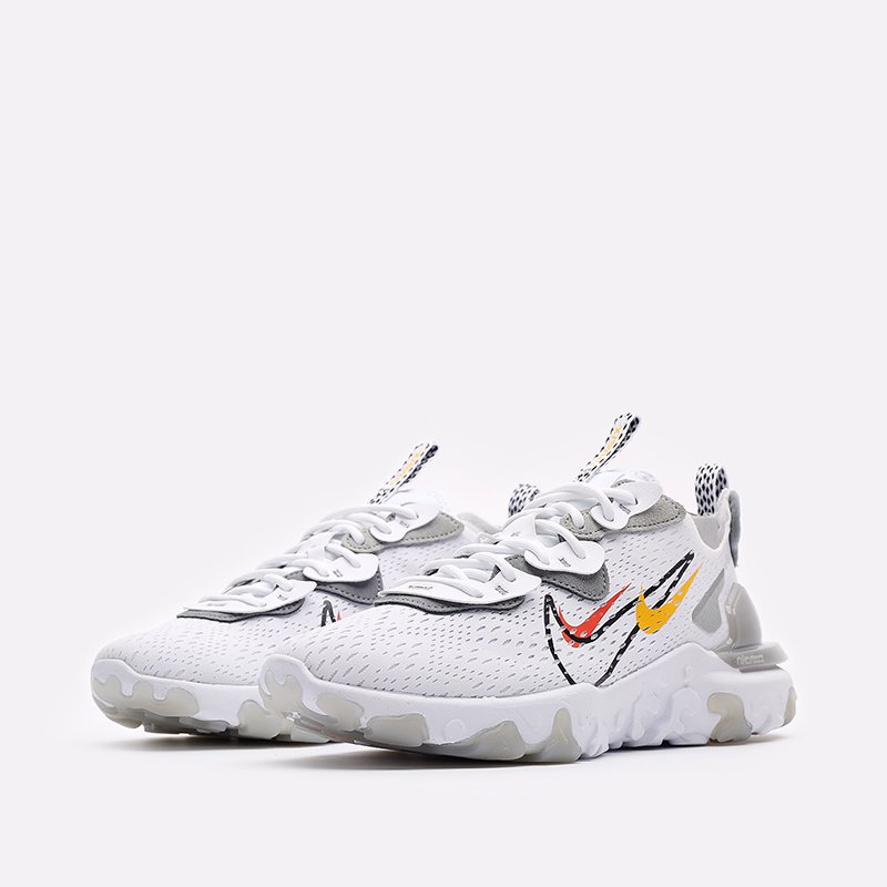 мужские белые кроссовки Nike React Vision DM9095-101 - цена, описание, фото 4