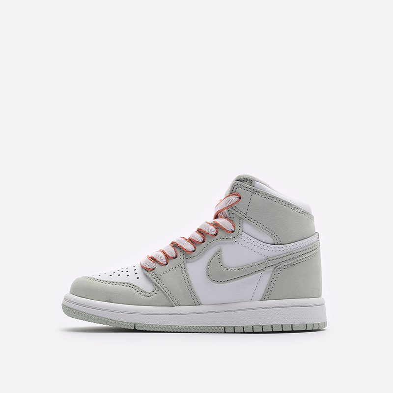 детские серые кроссовки Jordan 1 High OG (PS) CU0449-002 - цена, описание, фото 2