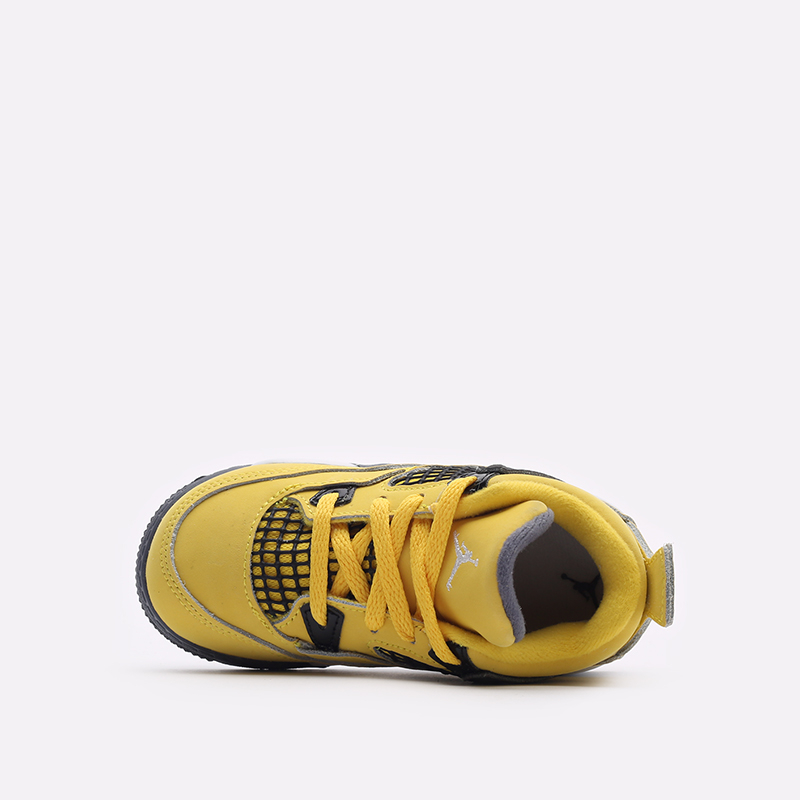 детские серые кроссовки Jordan 4 Retro (TD) BQ7670-700 - цена, описание, фото 6