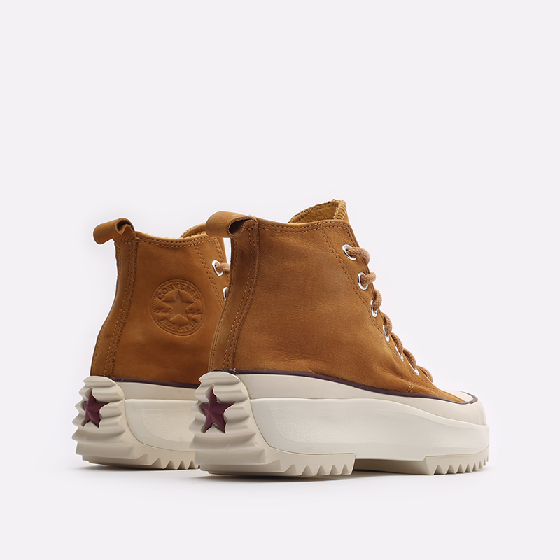  коричневые кеды Converse Run Star Hike Hi 171666 - цена, описание, фото 3