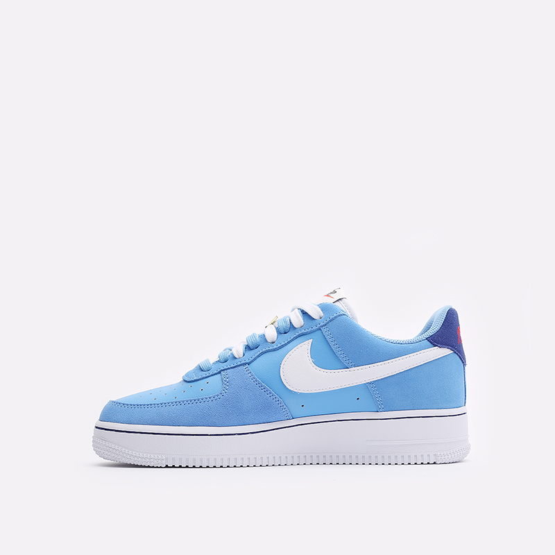 мужские голубые кроссовки Nike Air Force 1 '07 LV8 DB3597-400 - цена, описание, фото 2