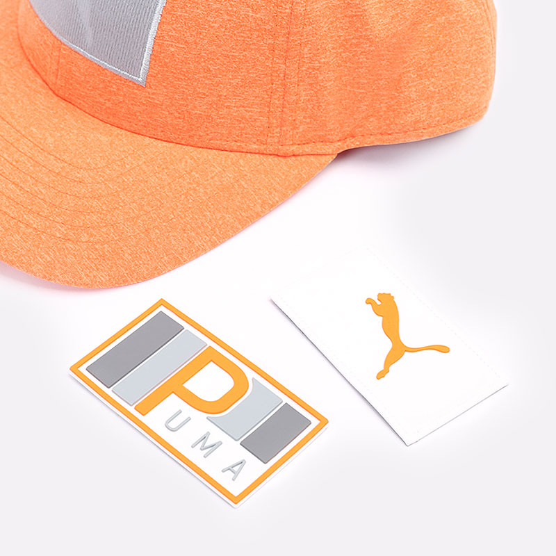 мужская оранжевая кепка PUMA Youth Utility Patch Cap 02199804 - цена, описание, фото 5