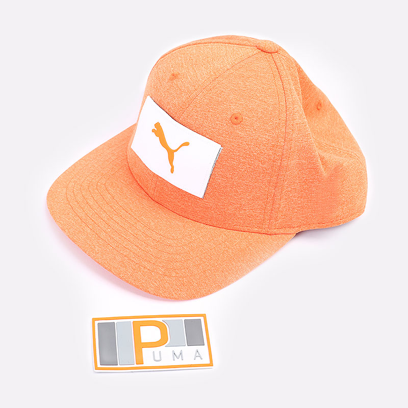 мужская оранжевая кепка PUMA Youth Utility Patch Cap 02199804 - цена, описание, фото 4