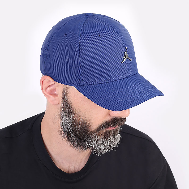  синяя кепка Jordan Classic99 Jumpman Metal Cap CW6410-492 - цена, описание, фото 1