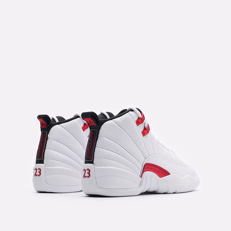 женские белые кроссовки Jordan 12 Retro (GS) 153265-106 - цена, описание, фото 3