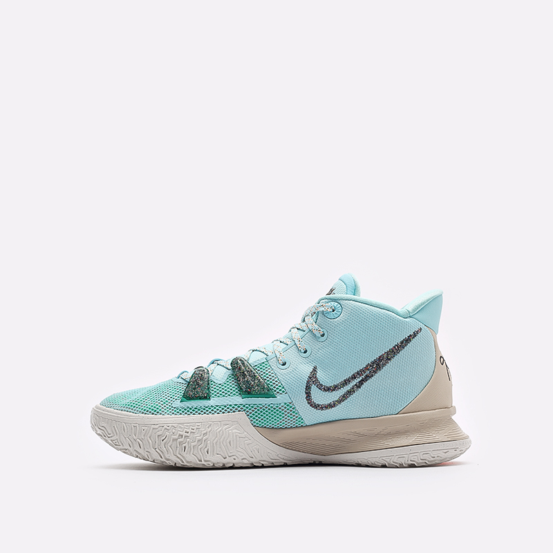  голубые баскетбольные кроссовки Nike Kyrie 7 CQ9326-402 - цена, описание, фото 2