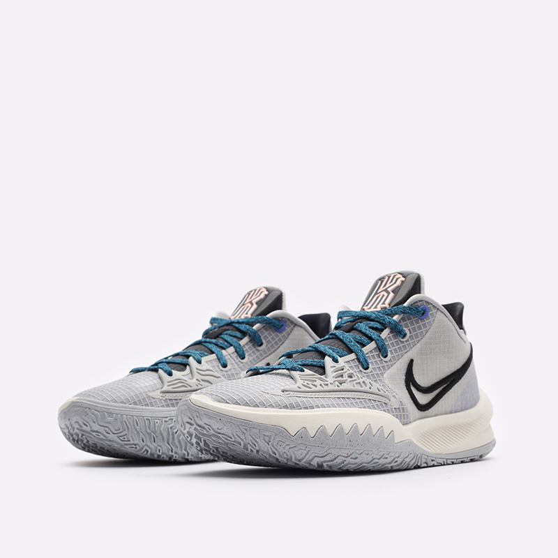 мужские серые баскетбольные кроссовки Nike Kyrie Low 4 CW3985-004 - цена, описание, фото 4