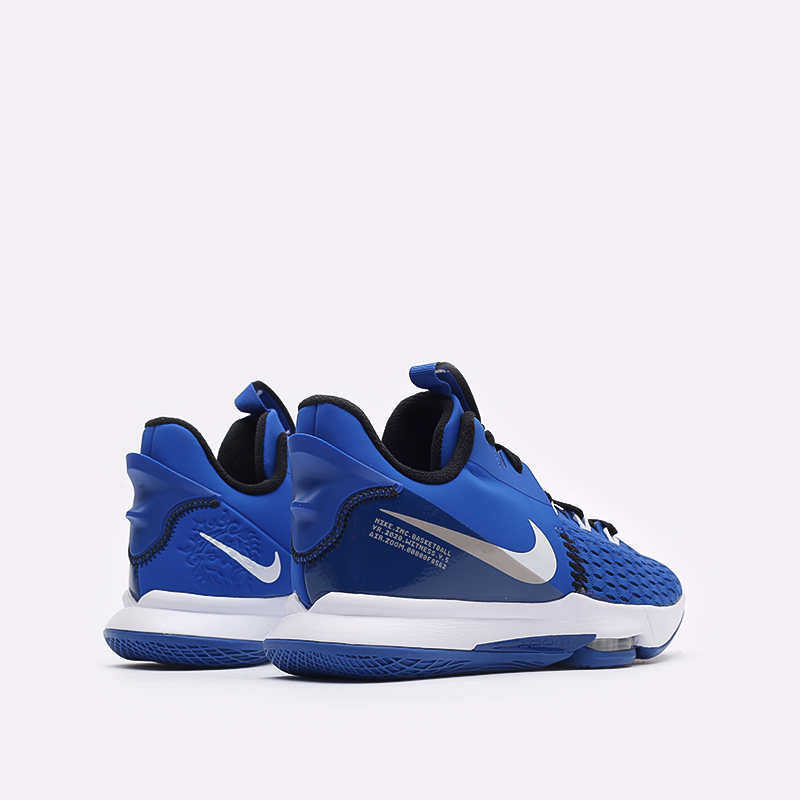 мужские синие баскетбольные кроссовки Nike Lebron Witness V CQ9380-400 - цена, описание, фото 3