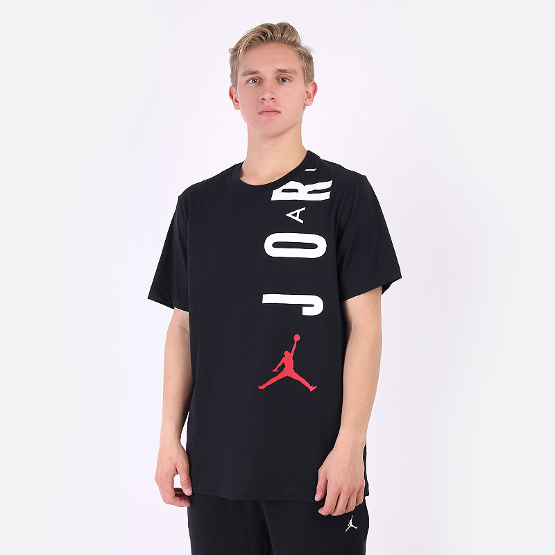 мужская черная футболка Jordan Air Stretch Crew CZ8402-010 - цена, описание, фото 1