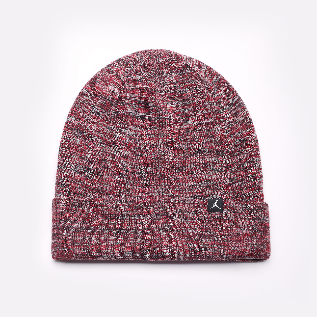  бордовая шапка Jordan Beanie Cuffed Jumpman DJ6048-687 - цена, описание, фото 1