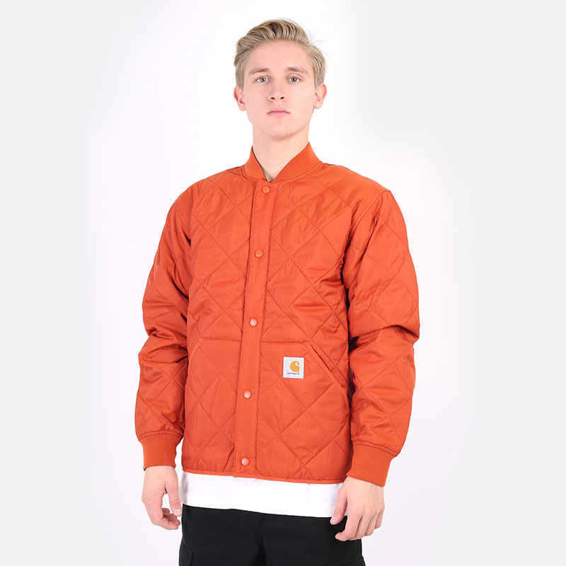 мужская оранжевая куртка Carhartt WIP Barrow Liner I029461-black - цена, описание, фото 1