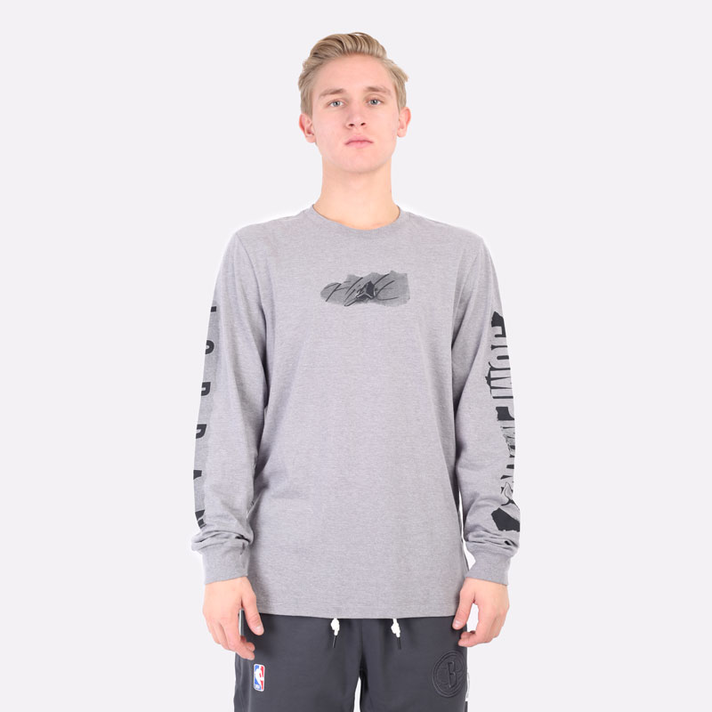Лонгслив Jordan M J BRAND JM FLT LS CREW (DA9881-091)  - цена, описание, фото 6