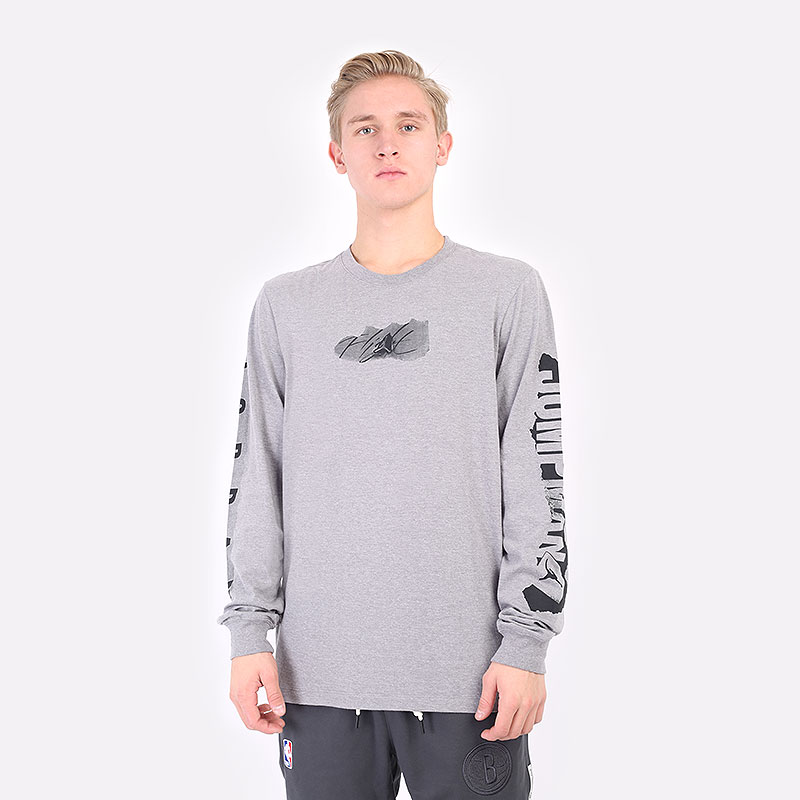 Лонгслив Jordan M J BRAND JM FLT LS CREW (DA9881-091)  - цена, описание, фото 1