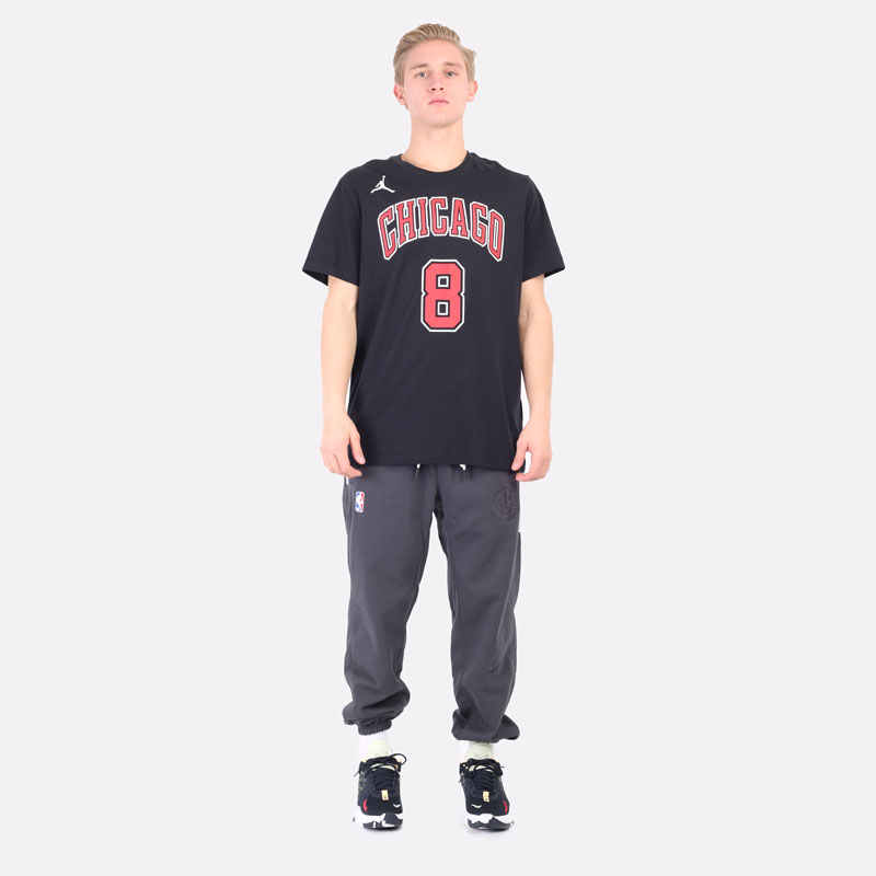 мужская черная футболка Jordan NBA Zach Lavine Chicago Bulls Statement Edition CV9968-018 - цена, описание, фото 6