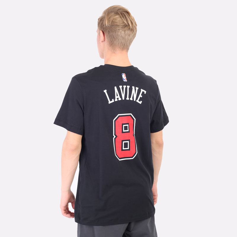 мужская черная футболка Jordan NBA Zach Lavine Chicago Bulls Statement Edition CV9968-018 - цена, описание, фото 5
