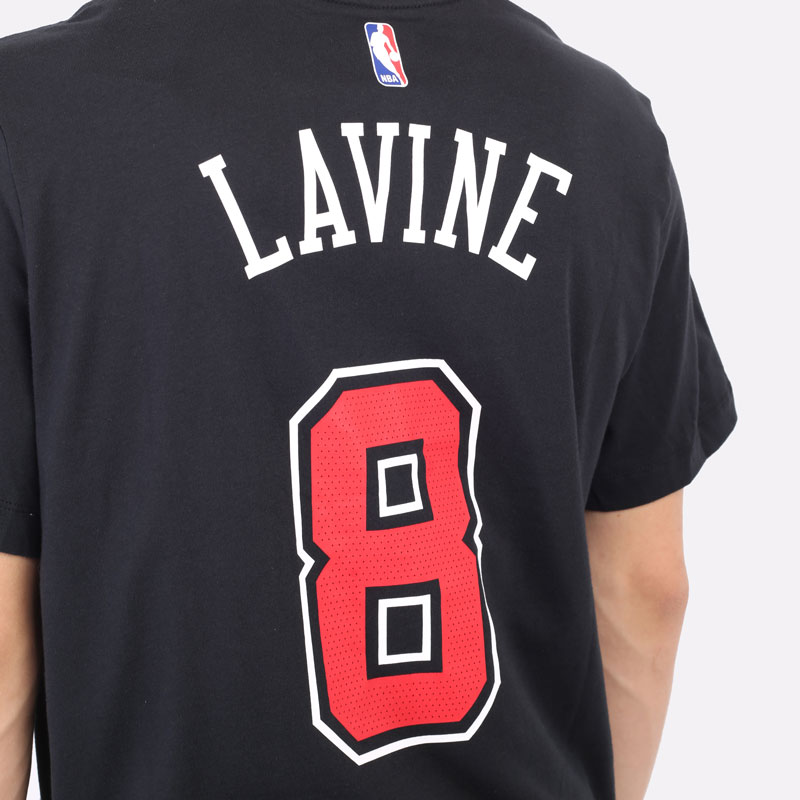 мужская черная футболка Jordan NBA Zach Lavine Chicago Bulls Statement Edition CV9968-018 - цена, описание, фото 3