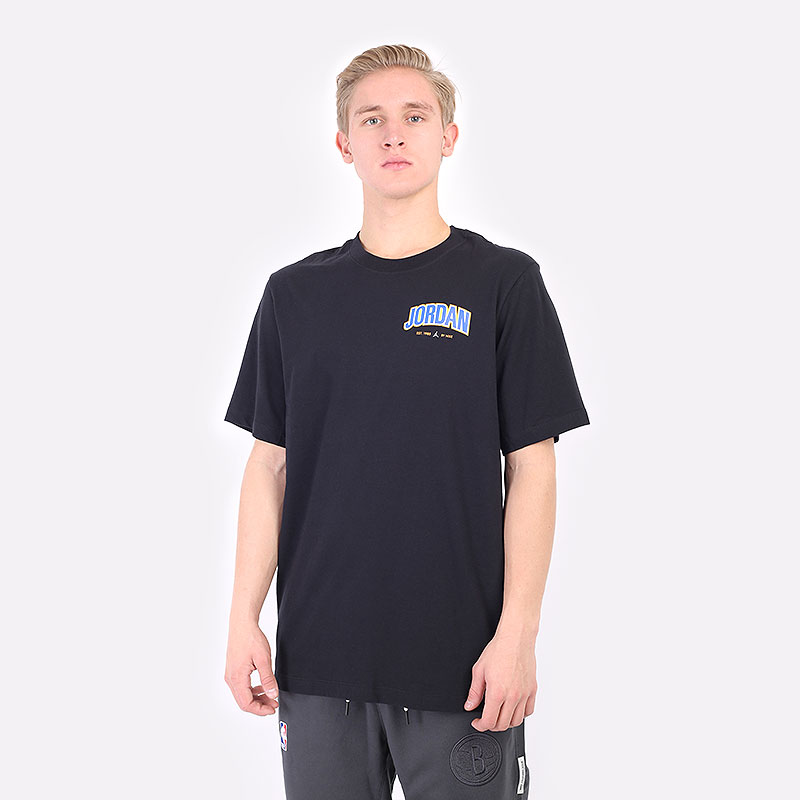 мужская черная футболка Jordan  Jumpman Graphic Crew DM3217-010 - цена, описание, фото 1