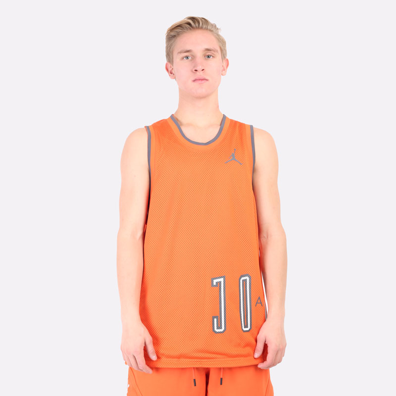 мужская оранжевая футболка Jordan DNA Hbr Jersey DA7234-803 - цена, описание, фото 6