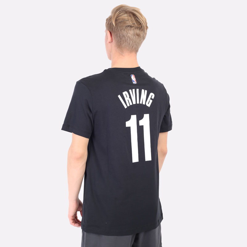 мужская черная футболка Nike Kyrie Irving Nets CV8504-018 - цена, описание, фото 4