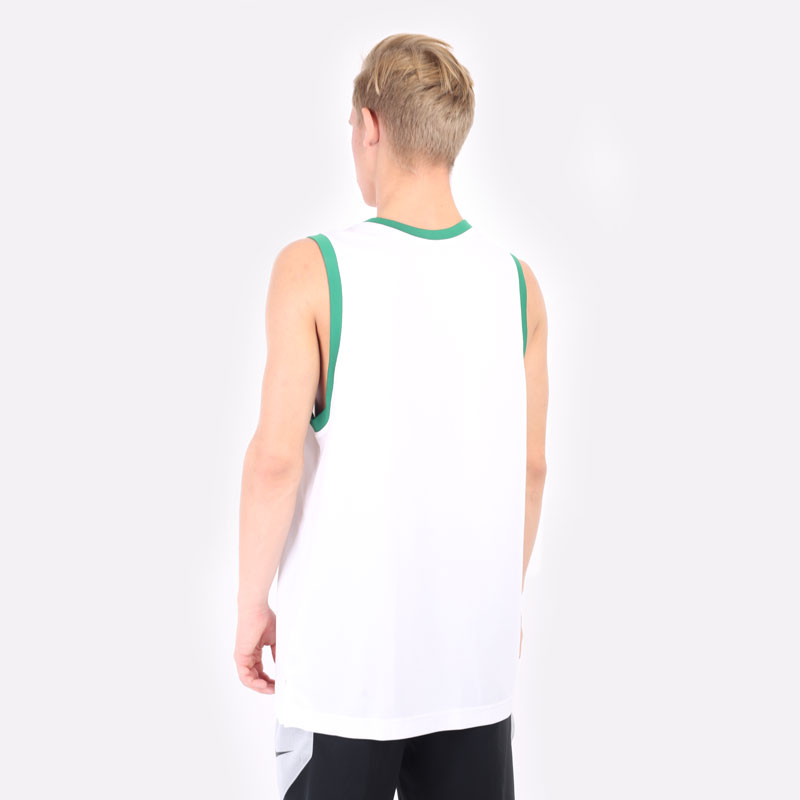 мужская белая майка Nike  NBA Tank Boston Celtics Courtside DB1268-100 - цена, описание, фото 3