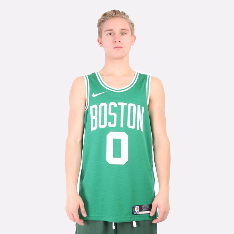 мужская зеленая майка Nike Celtics Icon Edition 2020 CW3659-314 - цена, описание, фото 5