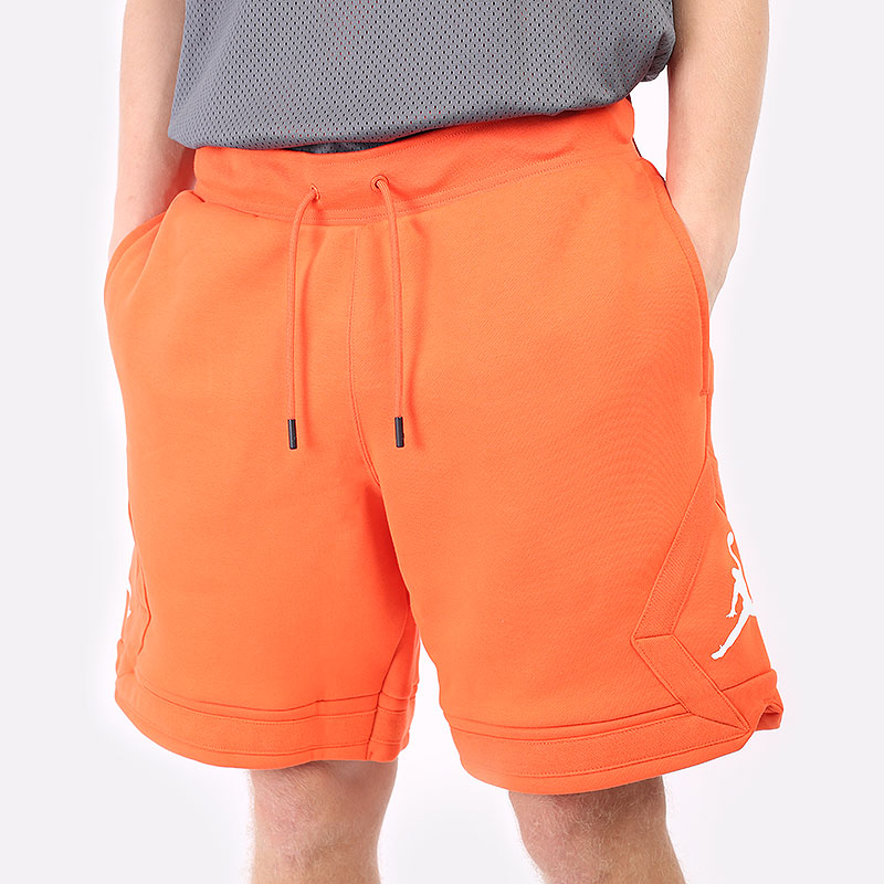 мужские оранжевые шорты Jordan ESSENTIAL FLEECE DIAMOND SHORTS DA9824-803 - цена, описание, фото 1