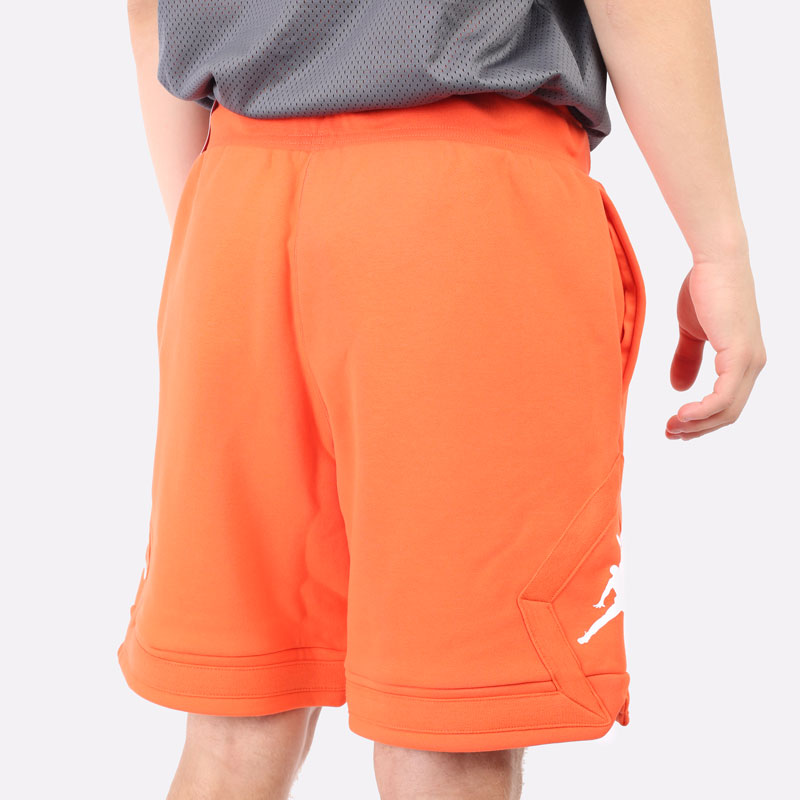 мужские оранжевые шорты Jordan ESSENTIAL FLEECE DIAMOND SHORTS DA9824-803 - цена, описание, фото 3