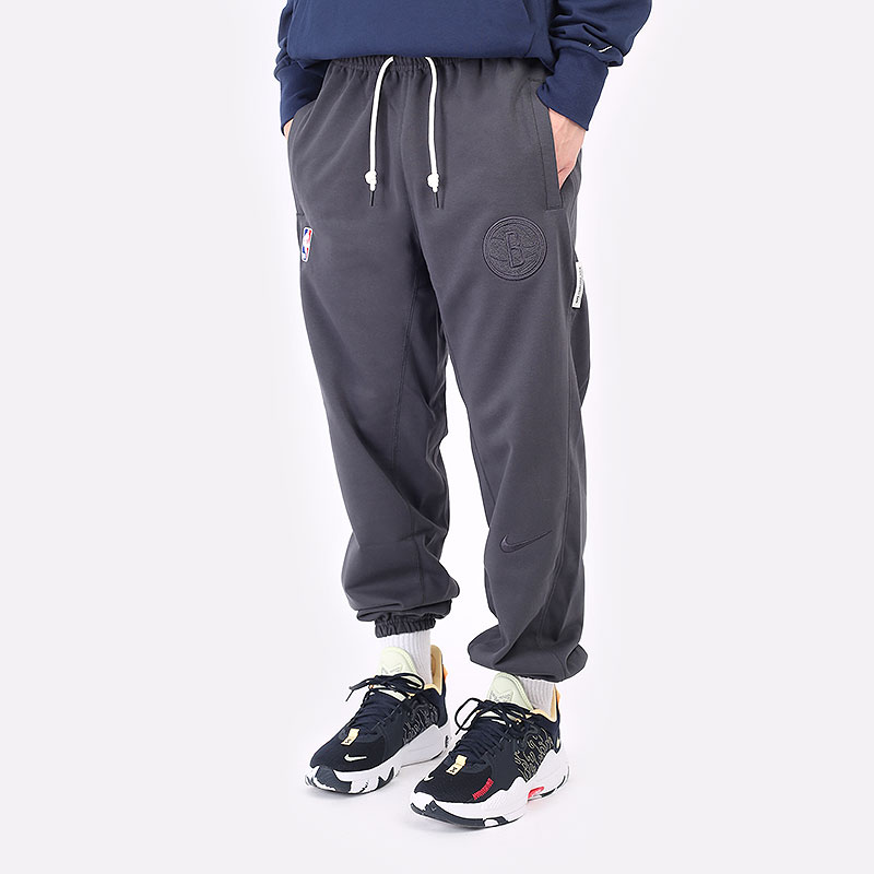 мужские серые брюки Nike Brooklyn Nets Standard Issue DB0939-060 - цена, описание, фото 1