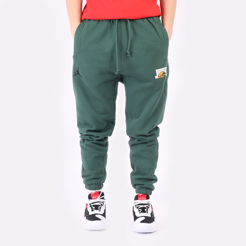 мужские зеленые брюки Jordan Sport DNA Pant DC9635-333 - цена, описание, фото 5