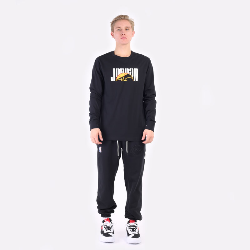 Лонгслив Jordan Sport DNA Long-Sleeve T-Shirt (DC9771-010)  - цена, описание, фото 7