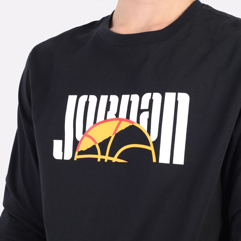   лонгслив Jordan Sport DNA Long-Sleeve T-Shirt DC9771-010 - цена, описание, фото 2