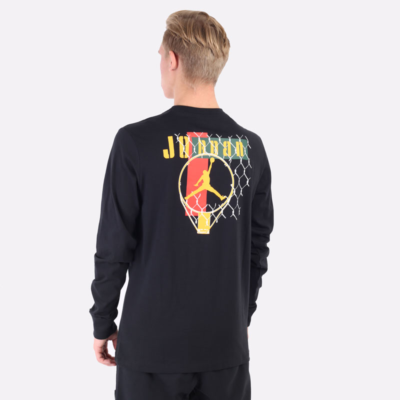   лонгслив Jordan Sport DNA Long-Sleeve T-Shirt DC9771-010 - цена, описание, фото 3