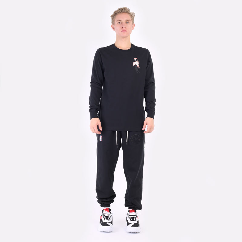 Лонгслив Jordan Jumpman Long-Sleeve T-Shirt (DC9775-010)  - цена, описание, фото 7
