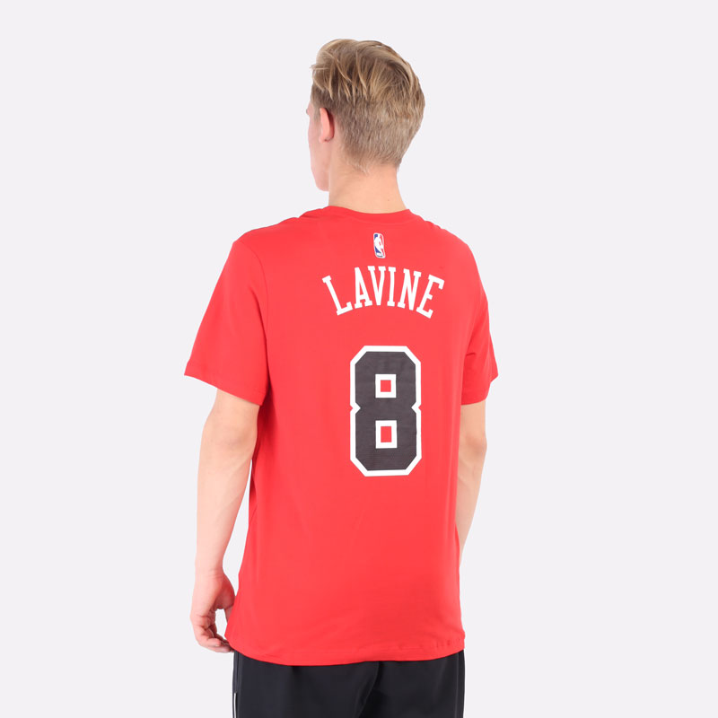 мужская красная футболка Nike NBA Zach LaVine Bulls CV8510-658 - цена, описание, фото 3