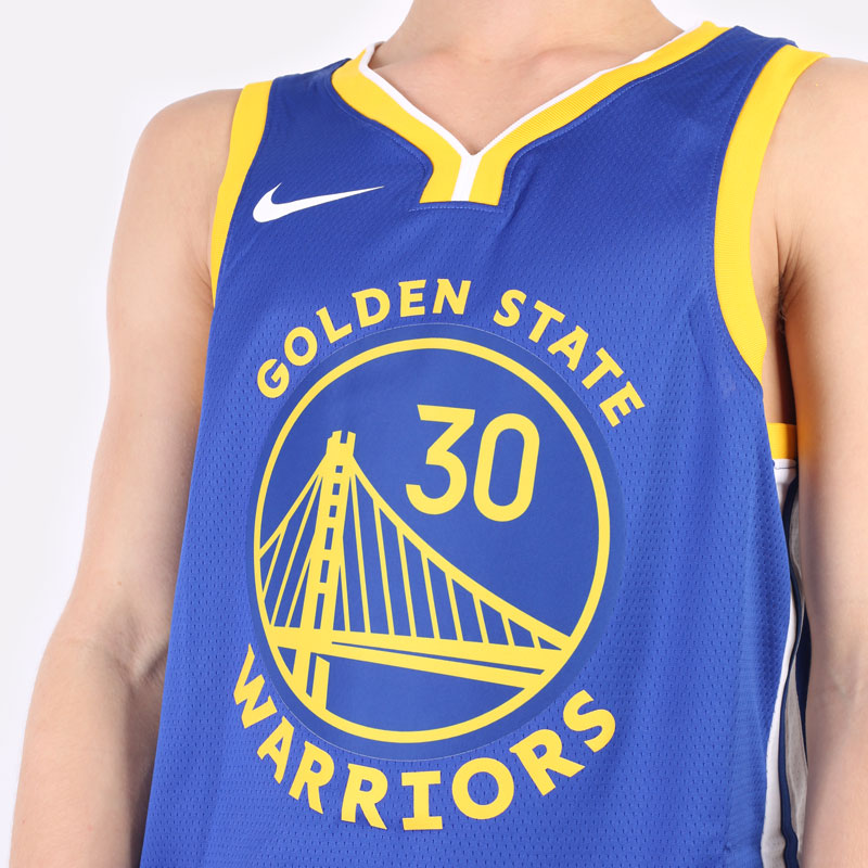 Мужская майка Nike Stephen Curry Warriors Icon Edition 2020 NBA (CW3665-401)  - цена, описание, фото 2